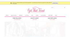 Desktop Screenshot of getthattrend.com